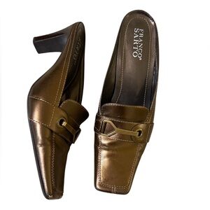 Franco Sarto Square Toe Mules